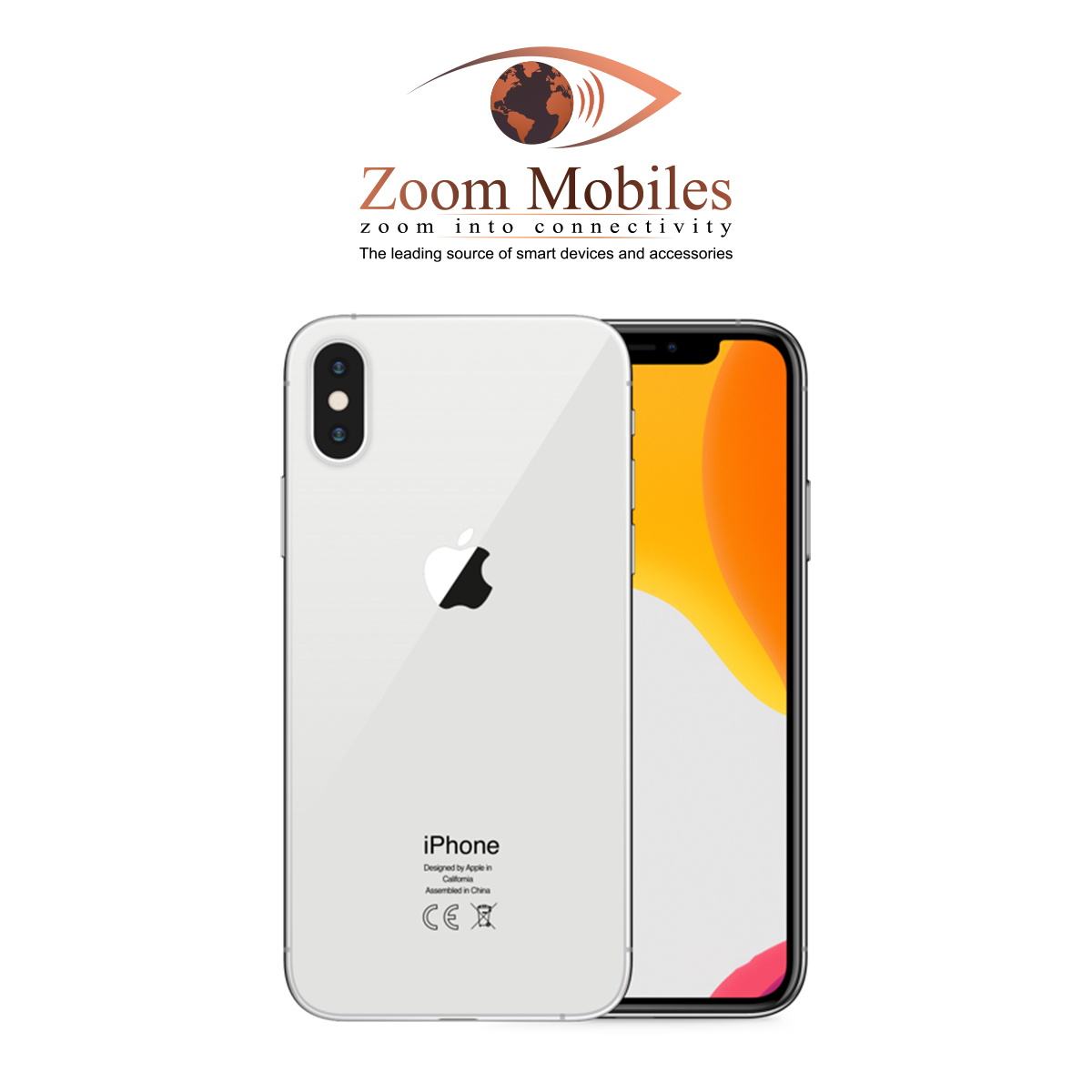 Apple iPhone X Silver 256gb Klass B - Zoom Mobiles AB