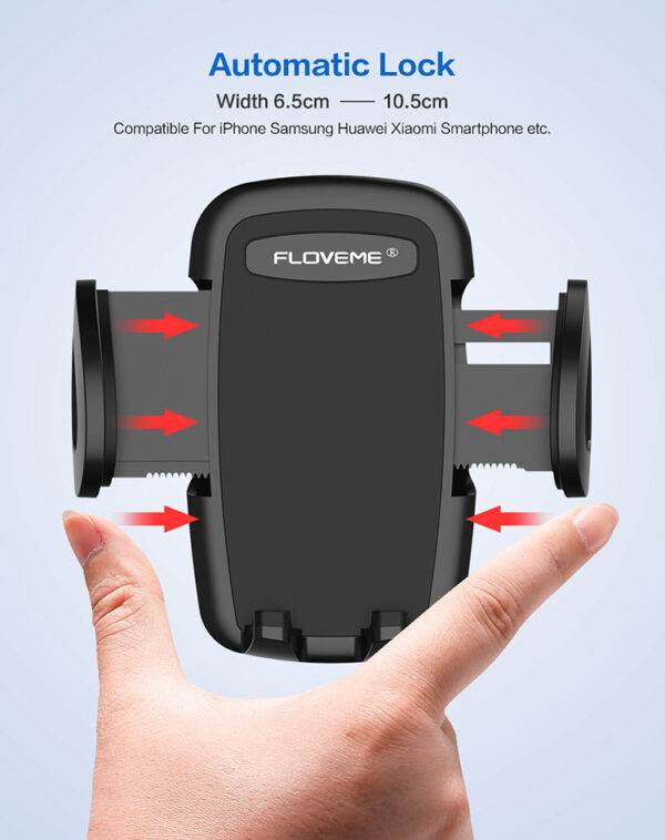 Universal Mobilhållare för instrumentbrädan/ vindrutan 3.8-6.5"