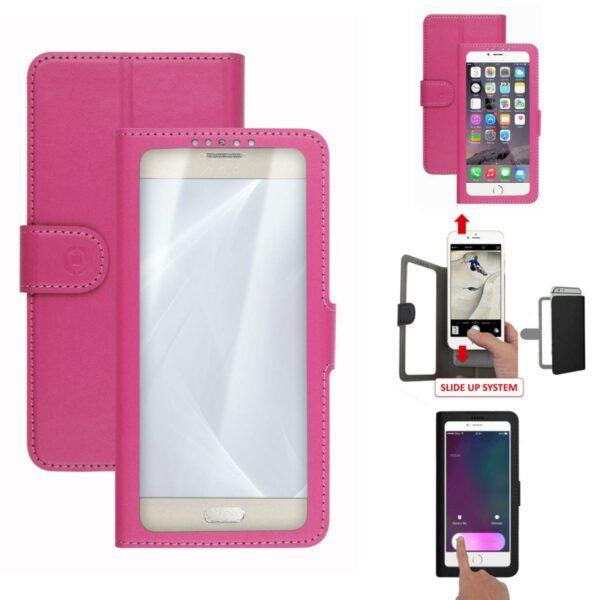 Celly Universal Wallet View 5-5,5" - Rosa - Image 2