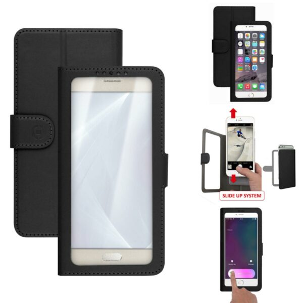 Celly Universal Wallet View 5-5,5" - Svart - Image 2