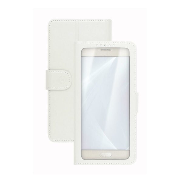 Celly Universal Wallet View 5-5,5" - Vit