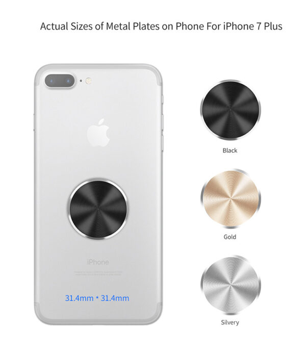 Floveme Metallbricka till Magnetisk Bilhållare - Silver - Image 2