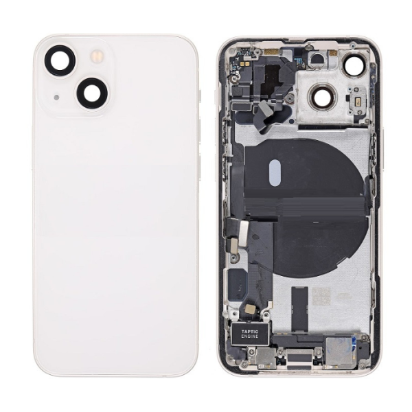 iPhone 13 Mini Housing with small parts Original Pulled Starlight