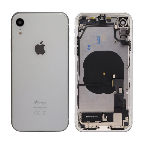 iPhone XR Housing with small Parts Original Pulled Red