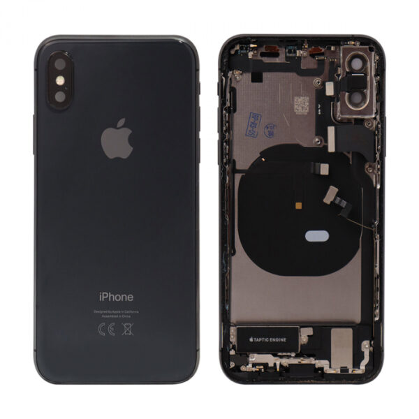 iPhone XS Housing with small Parts Original Pulled Space Gray