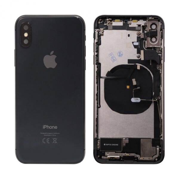 iPhone XS Max Housing with small Parts Original Pulled Space Gray