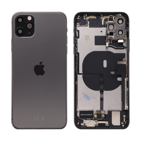 iPhone 11 Pro Max Housing with small Parts Original Pulled Space Gray