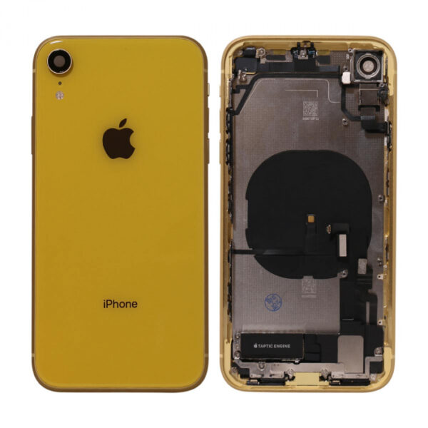 iPhone XR Housing with Small Parts Original Pulled Yellow