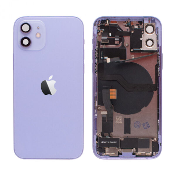 iPhone 12 Housing with Small Parts Original Pulled - Purple