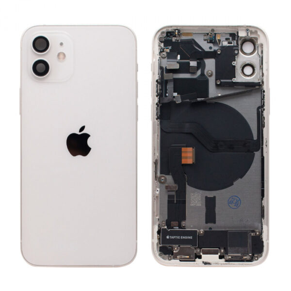 iPhone 12 Housing with Small Parts Original Pulled White