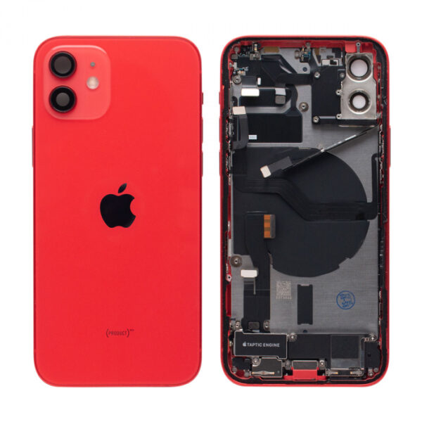 iPhone 12 Housing with Small Parts Original Pulled Red