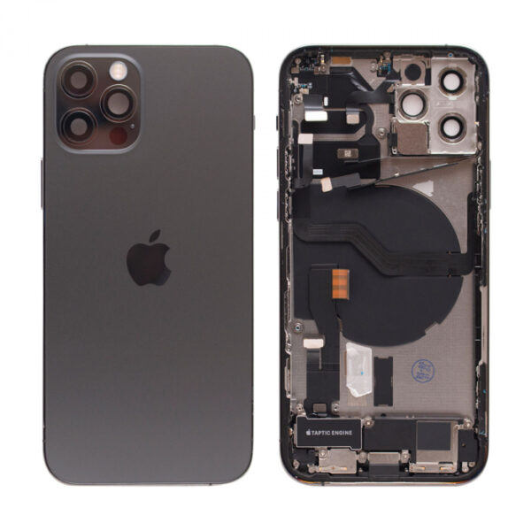 iPhone 12 Pro Housing with Small Parts Original Pulled Graphite