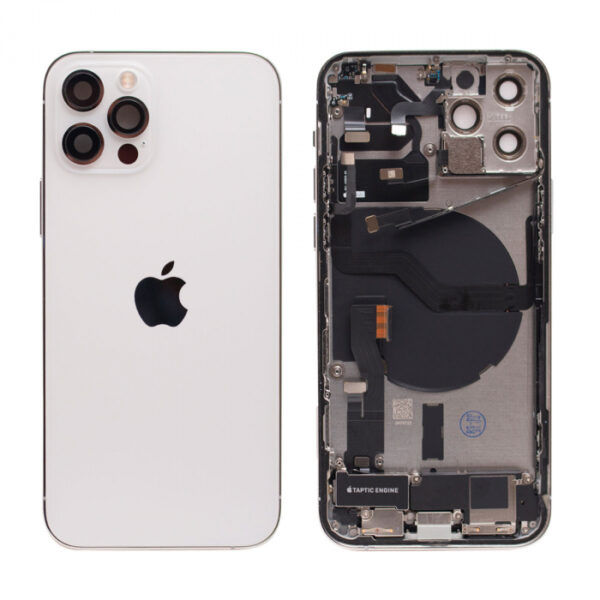iPhone 12 Pro Housing with Small Parts Original Pulled Silver