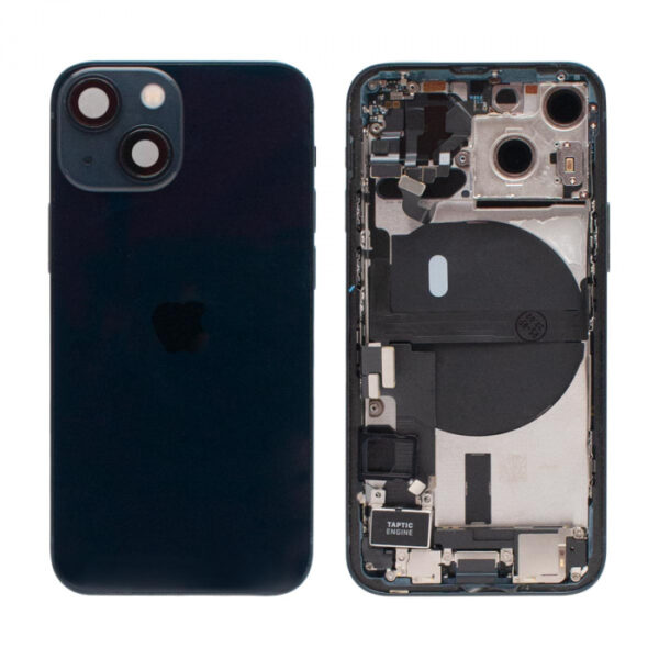 iPhone 13 Mini Housing with small parts Original Pulled Midnight