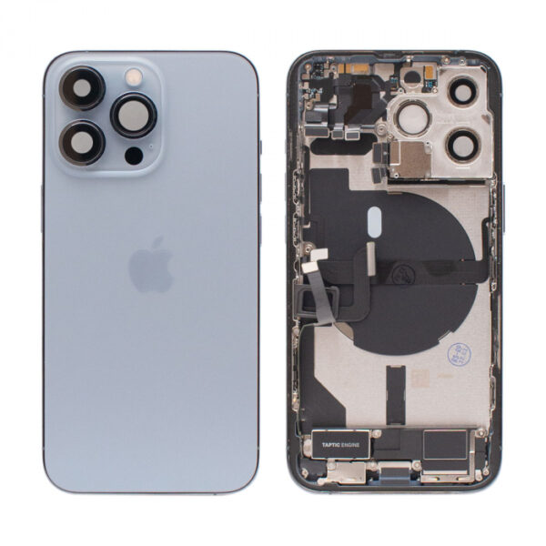 iPhone 13 Pro Housing with small parts Original Pulled Sierra Blue