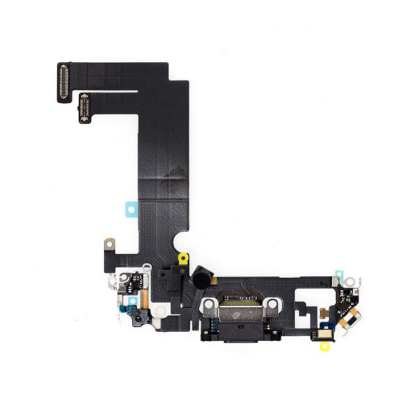 iPhone 12 mini Charging Port & Microphone Flex Cable Black