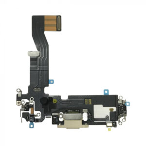 iPhone 12 / 12 Pro Charging Port & Microphone Flex Cable Gold