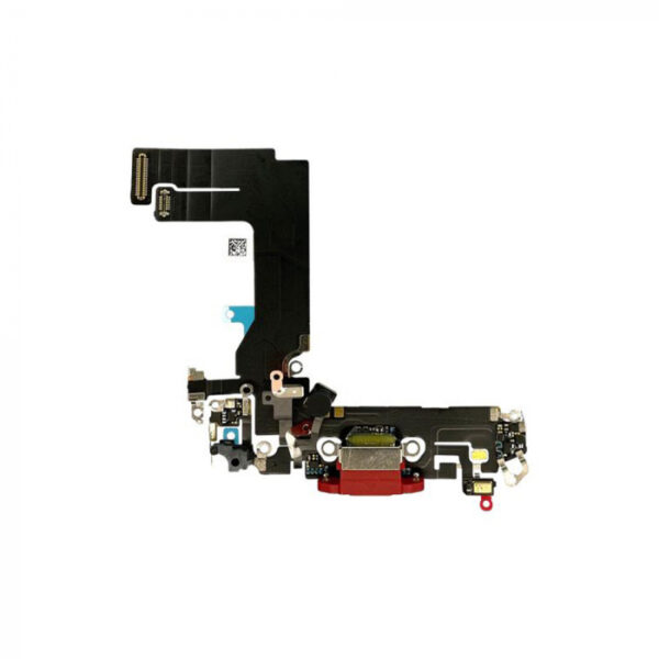 iPhone 13 mini Charging Port & Microphone flex Cable RED