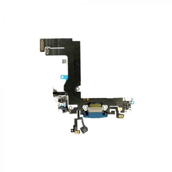 iPhone 13 mini Charging Port & Microphone flex Cable Blue