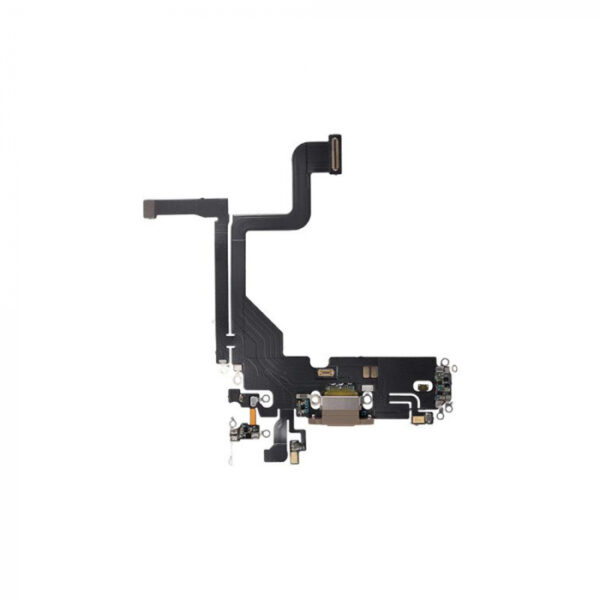 iPhone 13 Pro Charging Port & Microphone flex Cable Silver