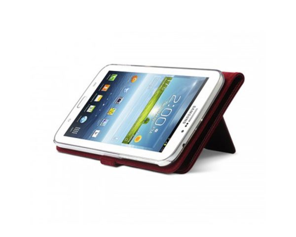Zenus Modern Classic Väska till Samsung Galaxy Tab 3 7.0 (Röd) - Image 4