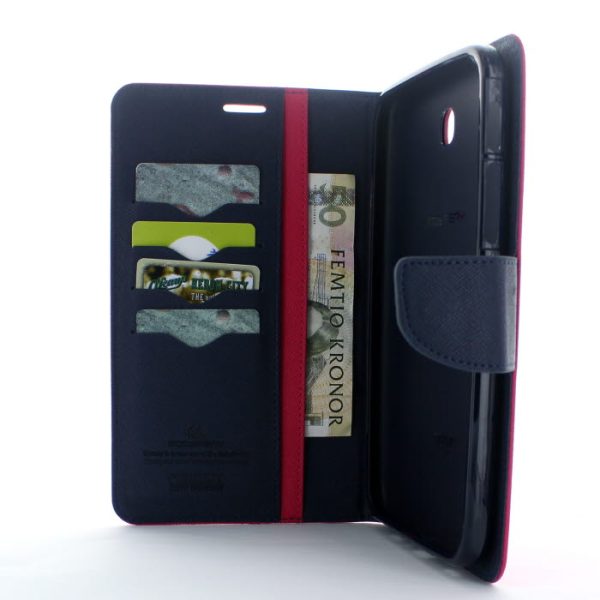 Mercury Fancy Diary Plånboksfodral till Samsung Galaxy Tab 3 7,0 (Magenta)