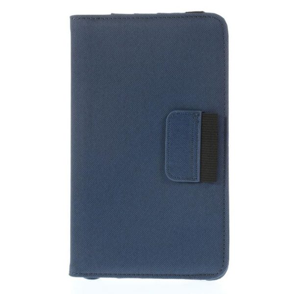 Denim Rotating Plånboksfodral till Samsung Galaxy Tab 4 7.0 (Mörkblå)