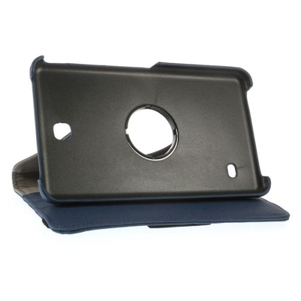 Denim Rotating Plånboksfodral till Samsung Galaxy Tab 4 7.0 (Mörkblå) - Image 4