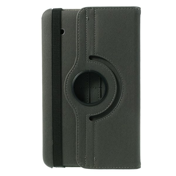 Denim Rotating Plånboksfodral till Samsung Galaxy Tab 4 8.0 (Grå) - Image 2