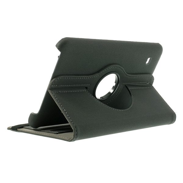 Denim Rotating Plånboksfodral till Samsung Galaxy Tab 4 8.0 (Grå) - Image 4