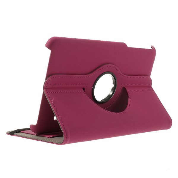 Denim Rotating Plånboksfodral till Samsung Galaxy Tab 4 8.0 (Magenta) - Image 4