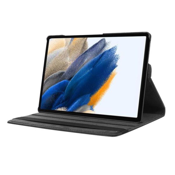 ENKAY HAT PRINCE Galaxy Tab A8 10.5 (2021) Fodral Rotating Kickstand  - Svart - Image 3