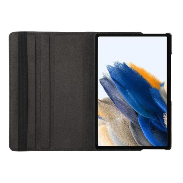 ENKAY HAT PRINCE Galaxy Tab A8 10.5 (2021) Fodral Rotating Kickstand  - Svart - Image 2