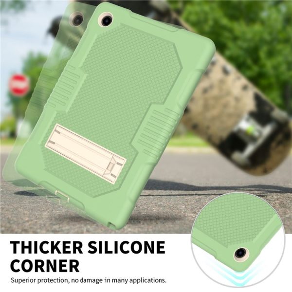 Galaxy Tab A8 10.5 (2021) Skal Robot B2 Kickstand - Grön - Image 4