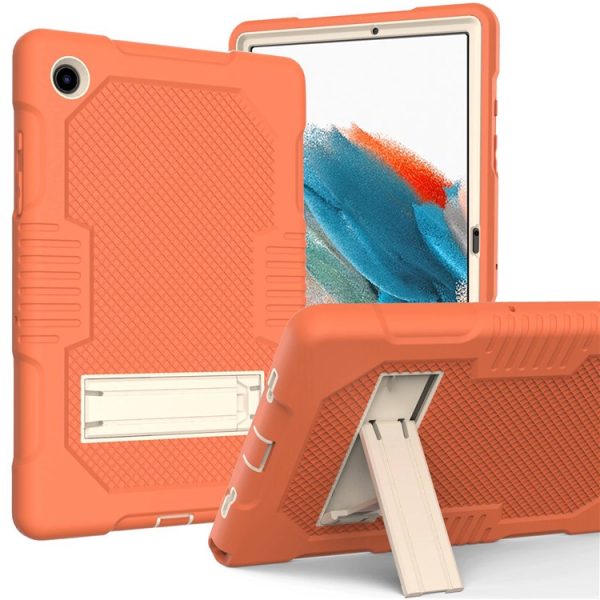 Galaxy Tab A8 10.5 (2021) Skal Robot B2 Kickstand - Orange
