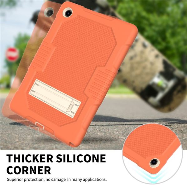 Galaxy Tab A8 10.5 (2021) Skal Robot B2 Kickstand - Orange - Image 4