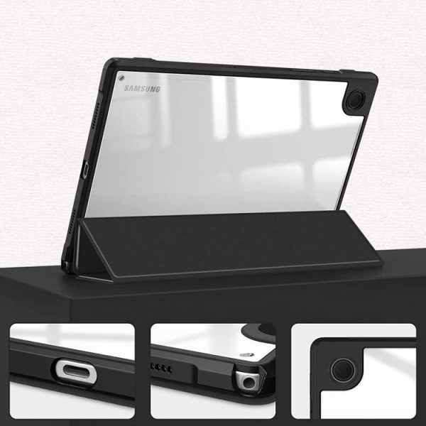 Galaxy Tab A8 10.5 Fodral Hybrid Smart - Svart - Image 4