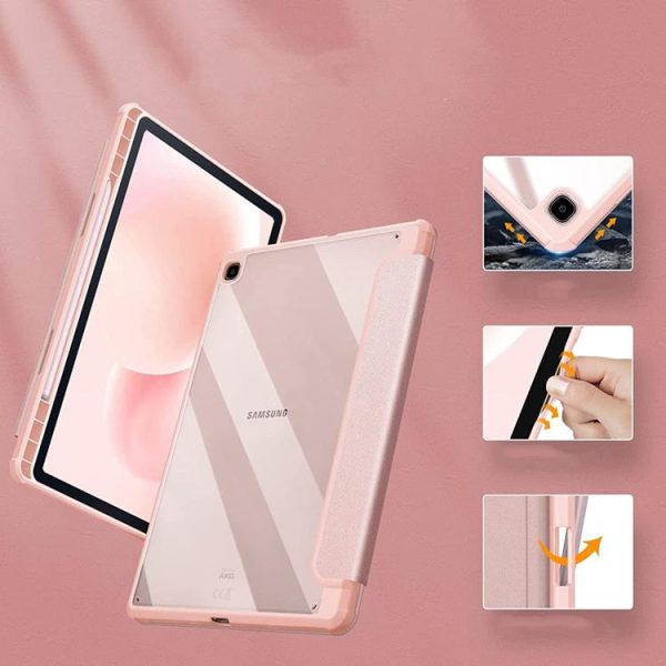 Galaxy Tab S6 Lite (2020/2022) Fodral Hybrid Smart - Rosa - Image 4