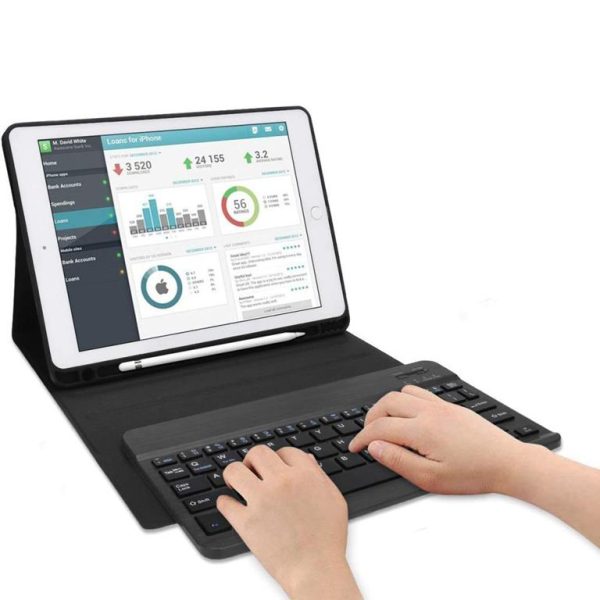 Galaxy Tab S6 Lite (2020/2022) Fodral med Tangentboard - Svart - Image 2