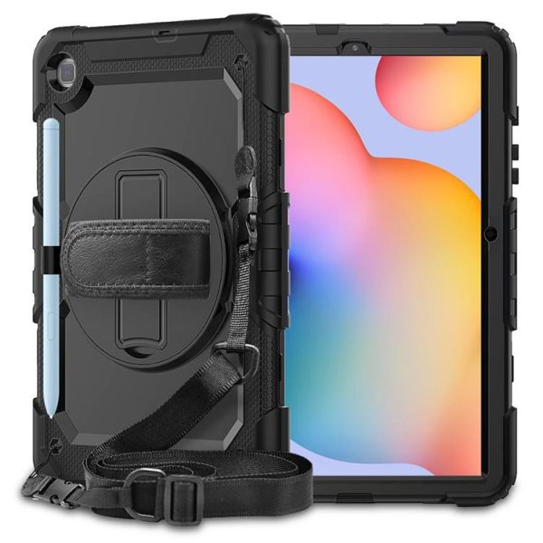 Galaxy Tab S6 Lite (2020/2022) Skal Solid 360 - Svart - Image 2