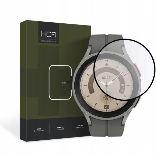 Hofi Galaxy Watch 5 Pro (45mm) Skärmskydd Hybrid Pro+ - Svart