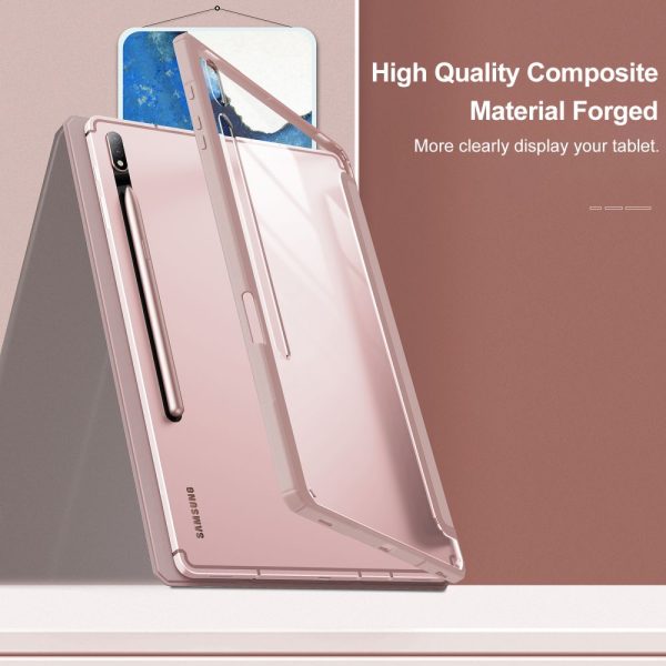 Infiland Crystal Fodral Galaxy Tab S7 Fe 5g 12.4 - Rosa - Image 2