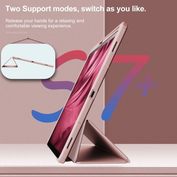 Infiland Crystal Fodral Galaxy Tab S7 Fe 5g 12.4 - Rosa - Image 3