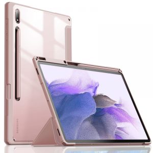 Infiland Crystal Fodral Galaxy Tab S7 Fe 5g 12.4 - Rosa