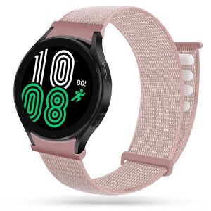 Tech-Protect Nylon Strap Galaxy Watch 4/5/5 Pro (40/42/44/46mm) Pearl Rosa
