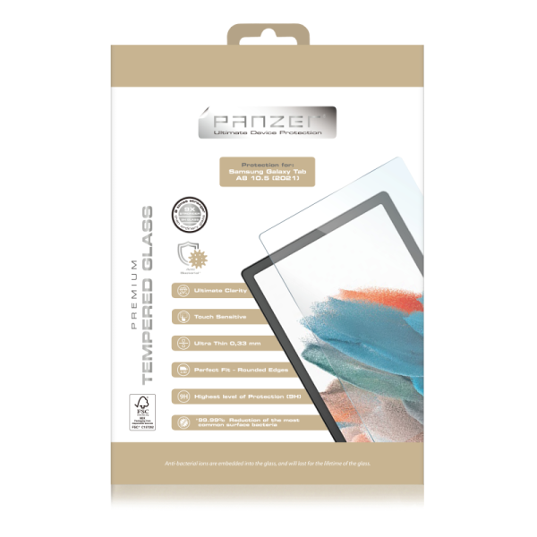 Panzer Galaxy Tab A8 10.5 (2021) Härdat glas - Image 2