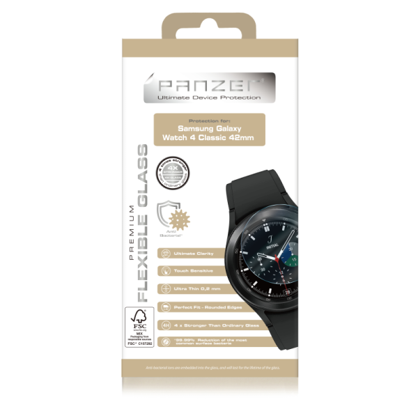 Panzer Galaxy Watch 4 Classic (42mm) Skärmskydd i Härdat glas - Image 2