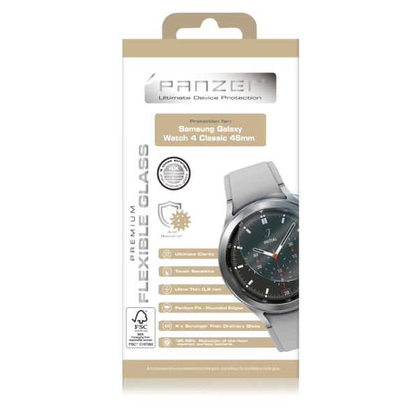 Panzer Galaxy Watch 4 Classic (46mm) Skärmskydd i Härdat glas - Image 2