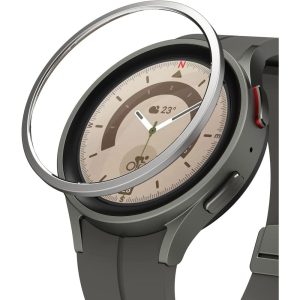 Ringke Galaxy Watch 5 Pro (45mm) Skal Bezel Styling - Silver