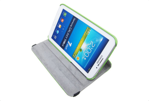 Rotating Armour Fodral till Samsung Galaxy Tab 3 7,0 P3200 - (Grön) - Image 2